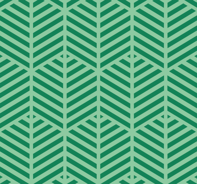 Green stripes and patterns Vertical Wallpaper - TenStickers