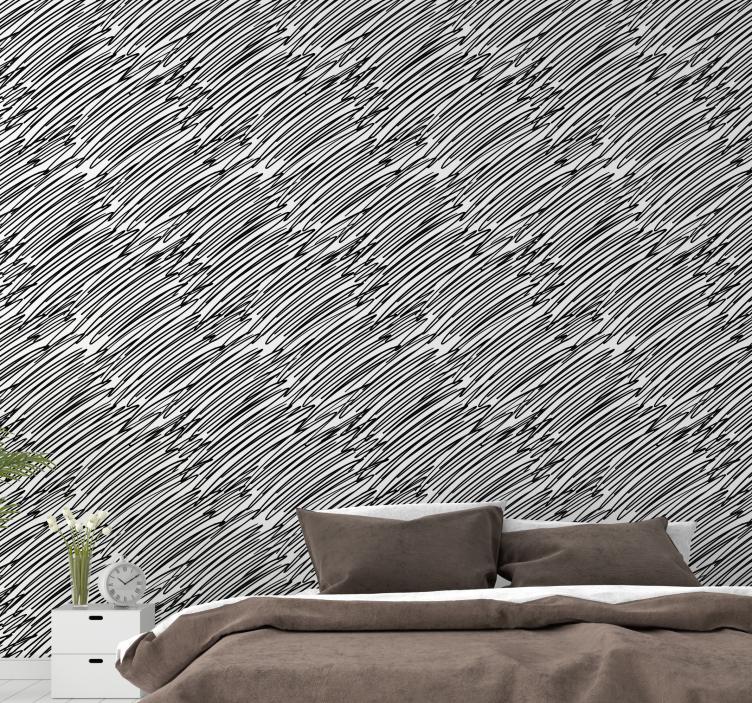 Abstract Herringbone abstract wallpaper - TenStickers