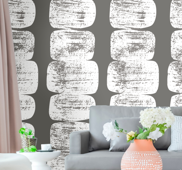 Abstract Strokes Design textured wallpaper - TenStickers