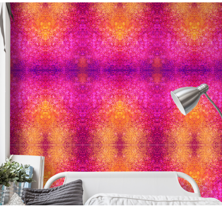 Abstract Warmth abstract wallpaper - TenStickers