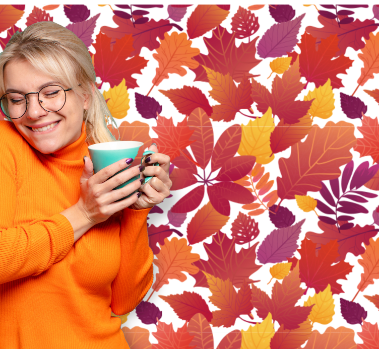 Autumn Foliage leaves wallpaper - TenStickers