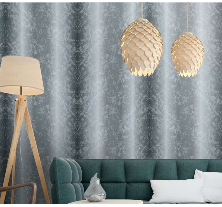Brushed metal Metal Wallpaper - TenStickers