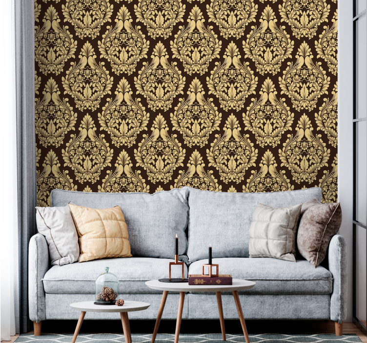 Classic Victorian style classic wallpaper - TenStickers