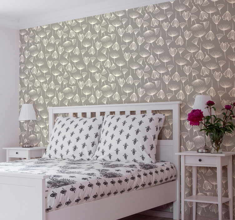 Dandelion Dandelion Ornamental Wallpaper - TenStickers