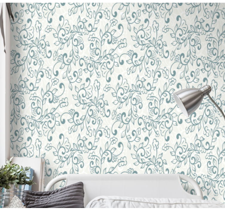 Elegant Florals floral wallpaper - TenStickers