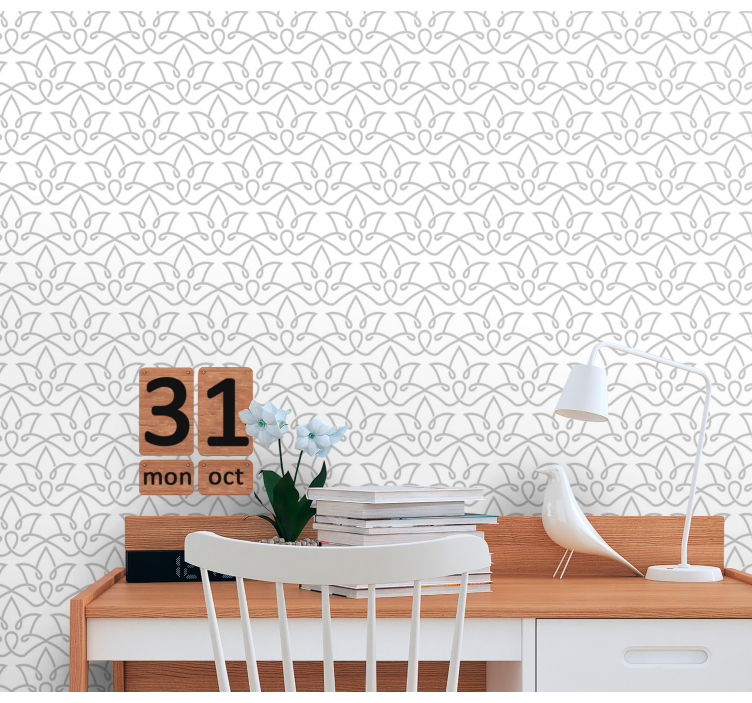 Elegant Geometric Pattern wallpaper geometric - TenStickers
