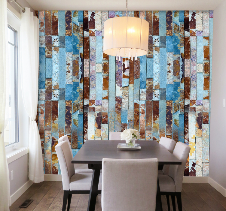 Evening Campfire Textured Wallpaper - TenStickers