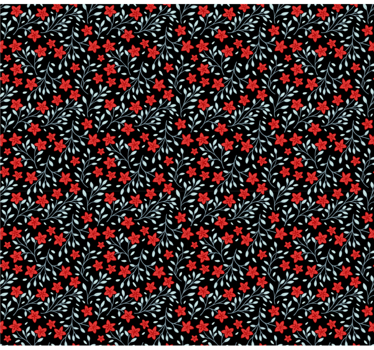 Floral Tapestry floral wallpaper - TenStickers
