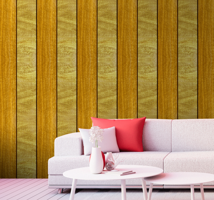 Golden Fleece Textured Wallpaper - TenStickers