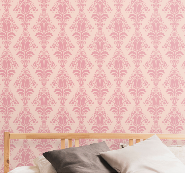 Graceful Botanical Motifs floral wallpaper - TenStickers