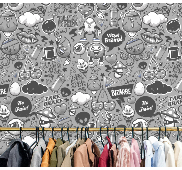 Grafitti art  art wallpaper - TenStickers