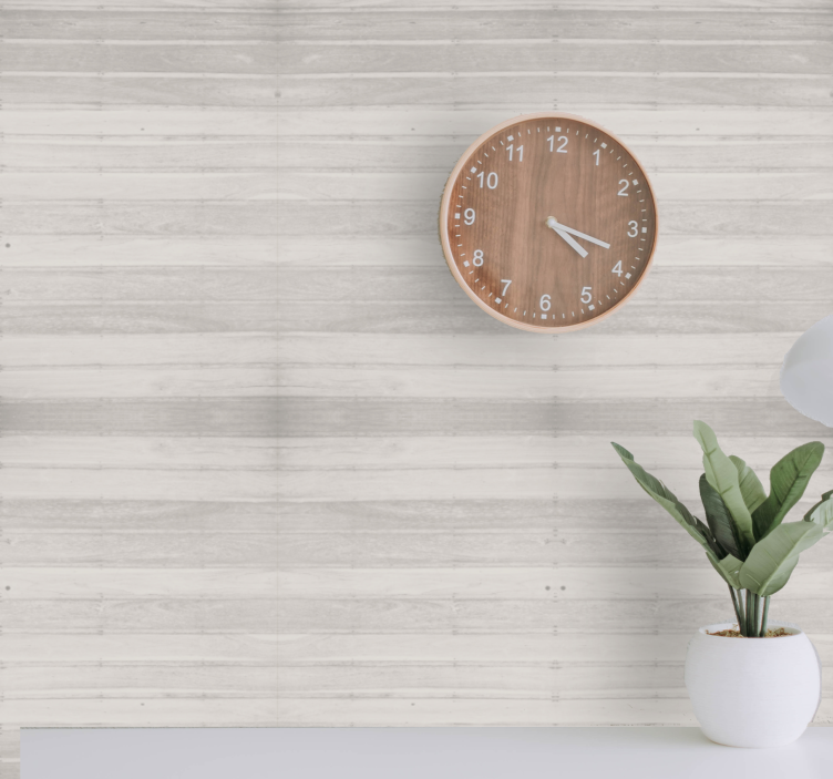 Gray elegant wooden plank Wood Effect  Wallpaper - TenStickers