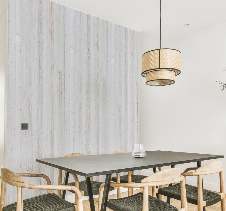 Gray elegant woodpattern Wood Effect  Wallpaper - TenStickers