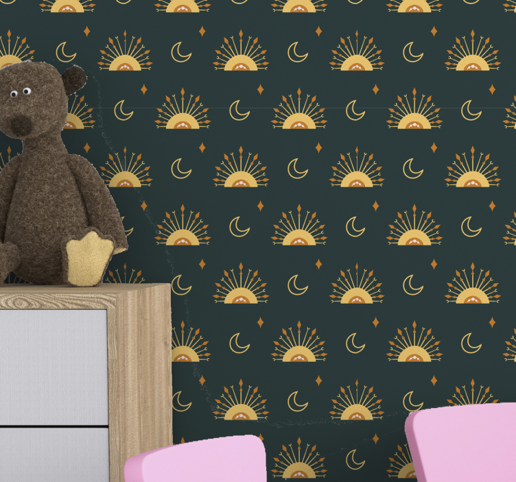 Kids night sky Childrens Wallpaper - TenStickers