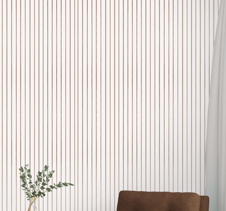 Minimalist Linear Pattern wallpaper vertically striped - TenStickers