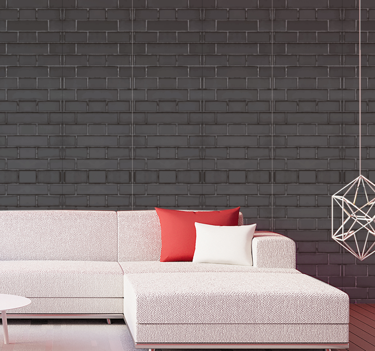 Modern stone pattern grey wallpaper - TenStickers