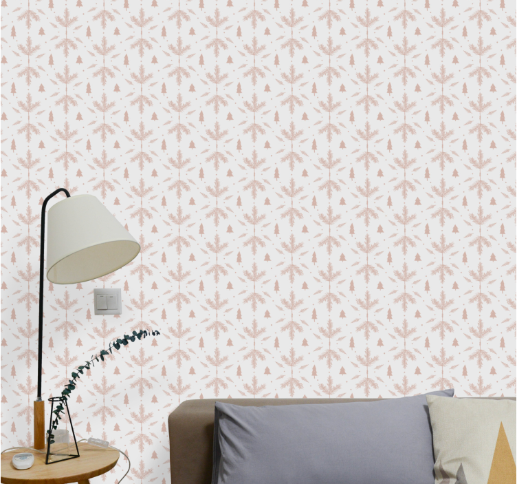 Nordic style seasons Bedroom Wallpaper - TenStickers