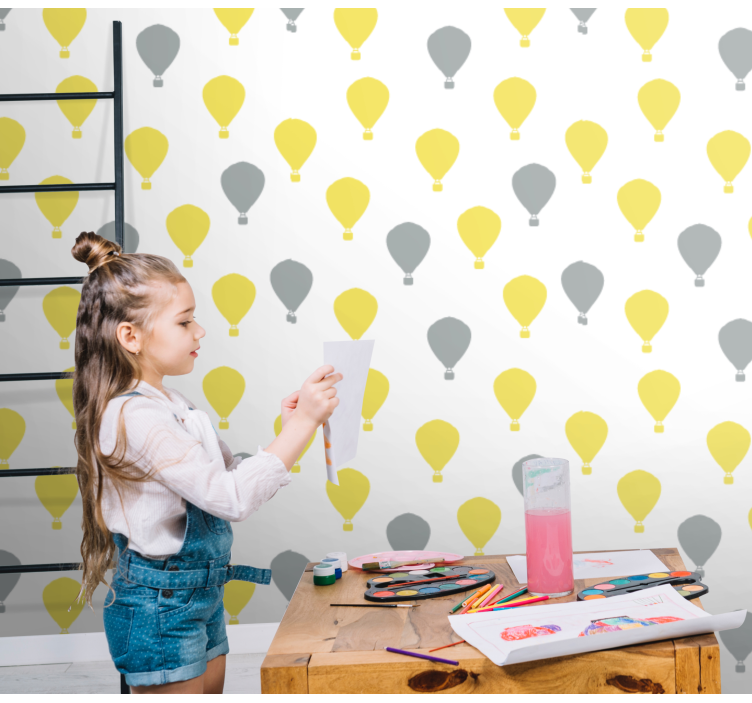 Pantone air Childrens Wallpaper - TenStickers