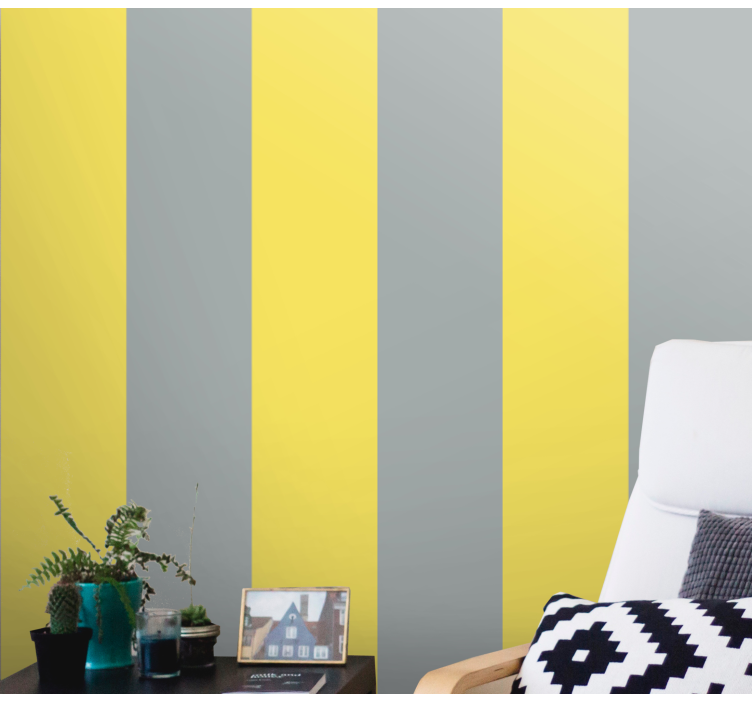 Pantone vertical stripes Wallpaper - TenStickers