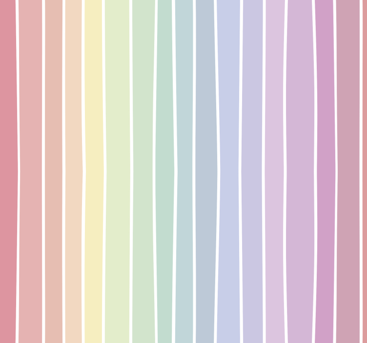 Pastel Striped Motif wallpaper geometric - TenStickers