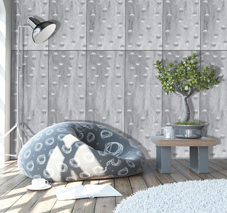 Puzzle Bubles Textured Wallpaper - TenStickers