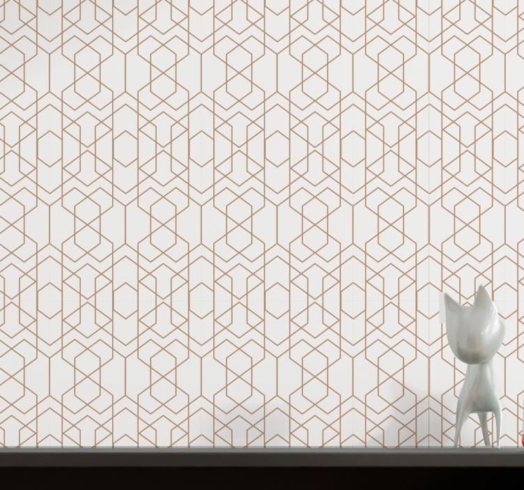 royal glamour ornament Abstract Wallpaper - TenStickers