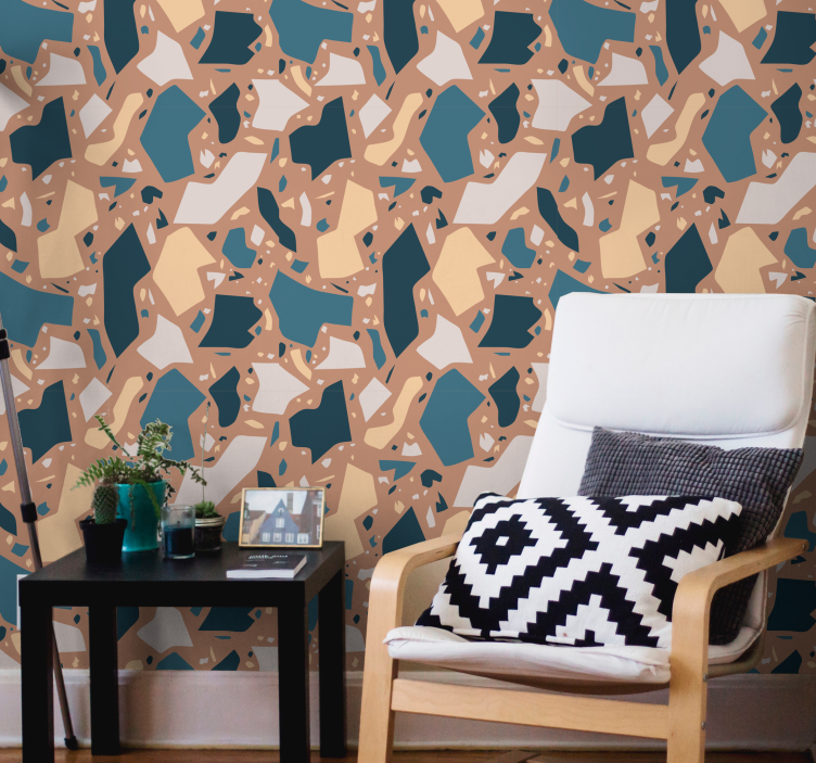 stone mosaic art Stone Wallpaper - TenStickers