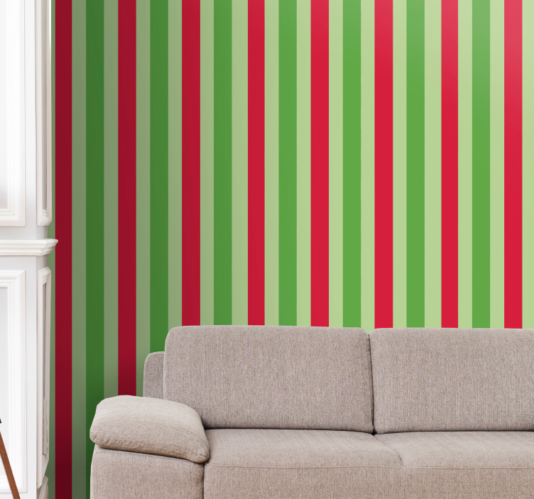 Striped Pattern wallpaper striped - TenStickers