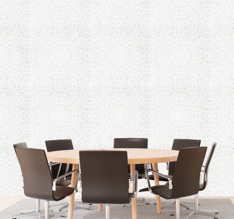 Subtle Tile Pattern wallpaper office - TenStickers