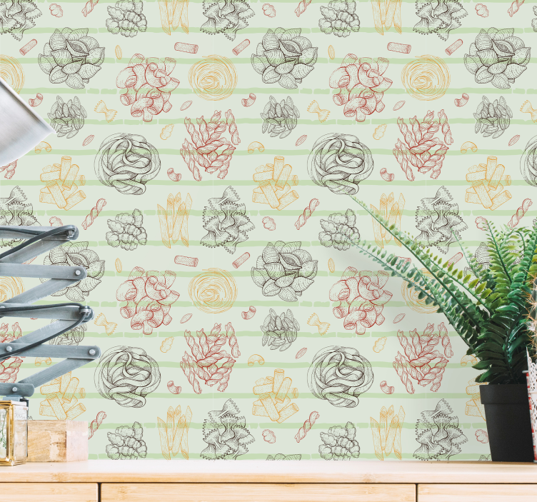 Succulent Arrangement floral wallpaper - TenStickers