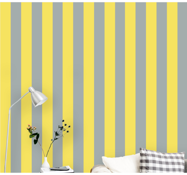 Thin pantone vertical stripes Wallpaper - TenStickers